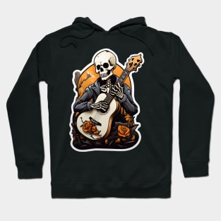 Skeleton Playing Guitar Hoodie